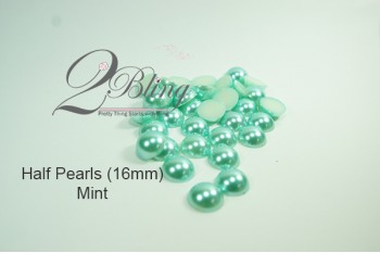 Pearl Flat back - 16mm - (Pack of 25)